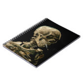 Vincent van Gogh - Skull met Burning Cigarette Notitieboek (Linkerzijde)