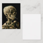 Vincent van Gogh - Skull met Burning Cigarette Notitiekaartje (Voorkant / Achterkant)