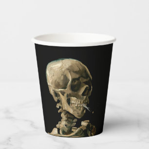 Vincent van Gogh - Skull met Burning Cigarette Papieren Bekers