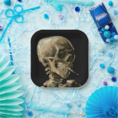 Vincent van Gogh - Skull met Burning Cigarette Papieren Bordje (Feest)
