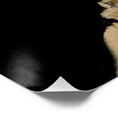 Vincent van Gogh - Skull met Burning Cigarette Perfect Poster (Hoek)