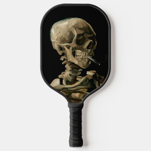 Vincent van Gogh - Skull met Burning Cigarette Pickleball Paddle (Voorkant)