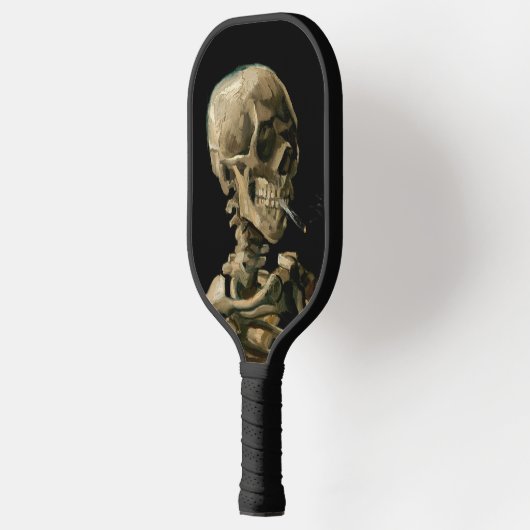 Vincent van Gogh - Skull met Burning Cigarette Pickleball Paddle (Links)
