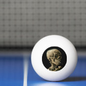 Vincent van Gogh - Skull met Burning Cigarette Pingpongbal (Net)