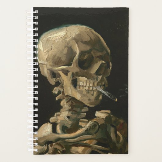 Vincent Van Gogh - Skull met Burning Cigarette Planner (Voorkant)