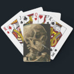 Vincent Van Gogh - Skull met Burning Cigarette Pokerkaarten<br><div class="desc">Vincent Van Gogh - Skull met Burning Cigarette</div>