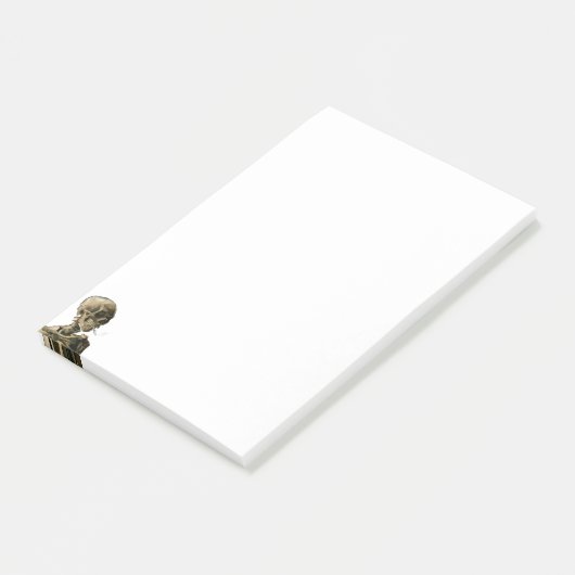 Vincent van Gogh - Skull met Burning Cigarette Post-it® Notes (Schuin)