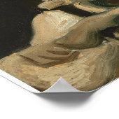 Vincent Van Gogh - Skull met Burning Cigarette Poster (Hoek)