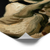 Vincent van Gogh - Skull met Burning Cigarette Poster (Hoek)