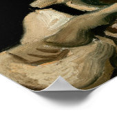 Vincent van Gogh - Skull met Burning Cigarette Poster (Hoek)