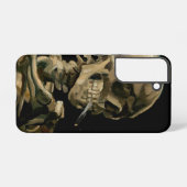 Vincent van Gogh - Skull met Burning Cigarette Samsung Galaxy Hoesje (Achterkant horizontaal)