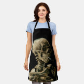 Vincent van Gogh - Skull met Burning Cigarette Schort (Gedragen)