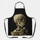 Vincent van Gogh - Skull met Burning Cigarette Schort (Voorkant)