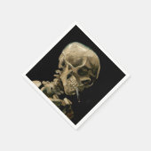 Vincent van Gogh - Skull met Burning Cigarette Servet (Hoek)