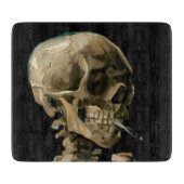Vincent van Gogh - Skull met Burning Cigarette Snijplank (Voorkant)