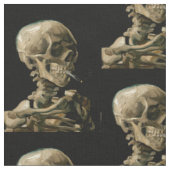 Vincent van Gogh - Skull met Burning Cigarette Stof (Close Up)