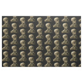 Vincent van Gogh - Skull met Burning Cigarette Stof (Fat Quarter)