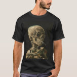 Vincent Van Gogh - Skull met Burning Cigarette T-shirt<br><div class="desc">Vincent Van Gogh - Skull met Burning Cigarette</div>