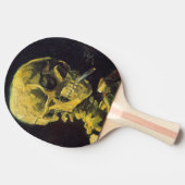 Vincent van Gogh Skull met Burning Cigarette Tafeltennisbatje (Zijkant)