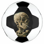 Vincent van Gogh - Skull met Burning Cigarette Voetbal (Voorkant)