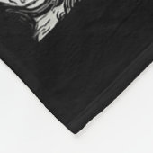 Vincent Van Gogh Skull met Sigarette Skeleton Hal Fleece Deken (Hoek)