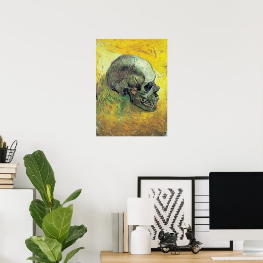 Vincent van Gogh Skull Poster (Thuiskantoor)