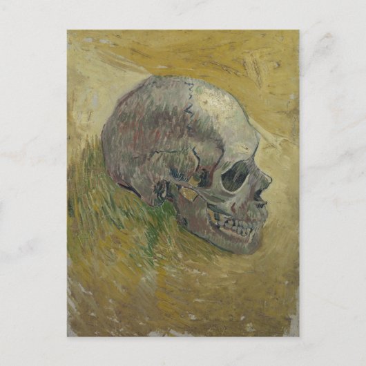 Vincent van Gogh Skull Profile GalleryHD Fine Art Briefkaart (Voorkant)
