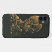 Vincent van Gogh Skull Smoking Cigarette Case-Mate iPhone Case (Achterkant (horizontaal))
