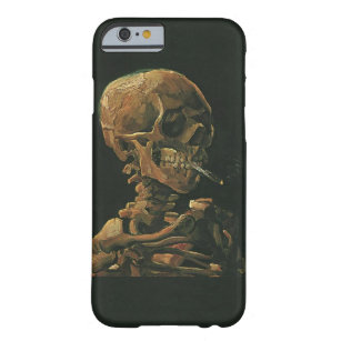 Vincent van Gogh Skull Smoking Cigarette Barely There iPhone 6 Hoesje