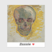 Vincent Van Gogh - Skull Sticker (Vel)