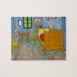 Vincent van Gogh slaapkamer. Impressionisme kamer  Legpuzzel<br><div class="desc">Vincent van Gogh "De slaapkamer" puzzel. Impressionisme en kunst.</div>