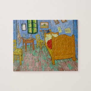 Vincent van Gogh slaapkamer. Impressionisme kamer  Legpuzzel