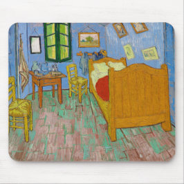 Vincent van Gogh slaapkamer. Impressionisme kamer Muismat