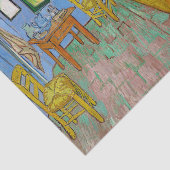 Vincent van Gogh slaapkamer. Impressionisme kamer  Tissuepapier (Detail)