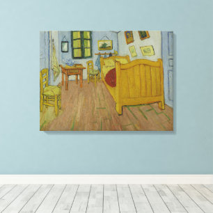 Vincent van Gogh, Slaapkamer in Arles, 1e versie Canvas Afdruk