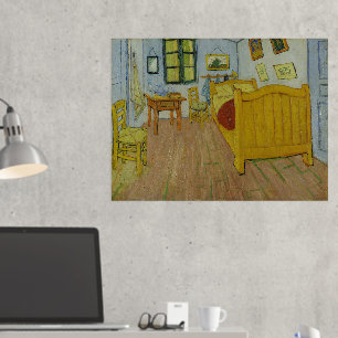 Vincent van Gogh, Slaapkamer in Arles, 1e versie Folie Afdrukken