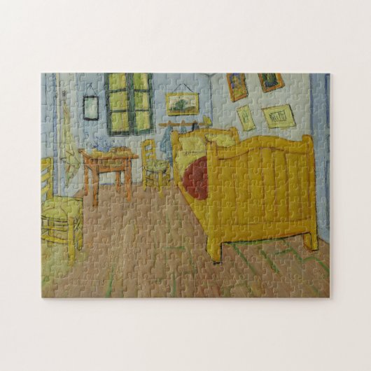 Vincent van Gogh, Slaapkamer in Arles, 1e versie Legpuzzel (Horizontaal)