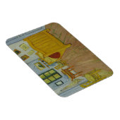 Vincent van Gogh, Slaapkamer in Arles, 1e versie Magneet (Rechterzijde)
