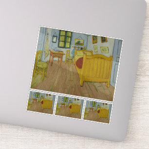 Vincent van Gogh, Slaapkamer in Arles, 1e versie Sticker