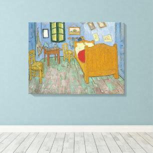 Vincent van Gogh, Slaapkamer in Arles, 2e versie Canvas Afdruk