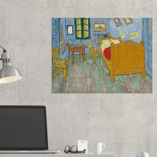 Vincent van Gogh, Slaapkamer in Arles, 2e versie Folie Afdrukken
