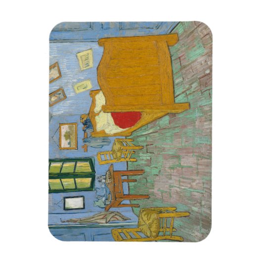 Vincent van Gogh, Slaapkamer in Arles, 2e versie Magneet (Verticaal)