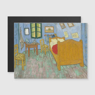 Vincent van Gogh, Slaapkamer in Arles, 2e versie Magnetische Uitnodiging