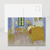 Vincent van Gogh, Slaapkamer in Arles, 3e versie Briefkaart (Voorkant / Achterkant)