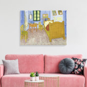 Vincent van Gogh, Slaapkamer in Arles, 3e versie Canvas Afdruk (Insitu (Woonkamer))