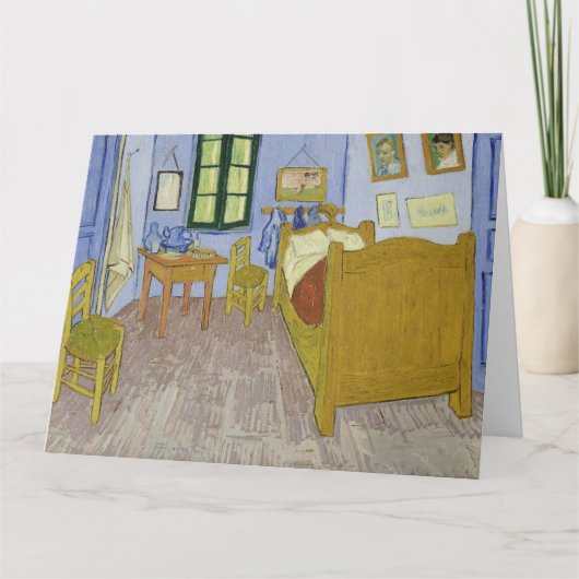 Vincent van Gogh, Slaapkamer in Arles, 3e versie Kaart (Voorkant)