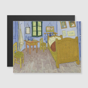 Vincent van Gogh, Slaapkamer in Arles, 3e versie Magnetische Uitnodiging