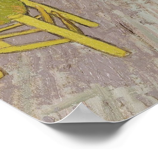 Vincent van Gogh, Slaapkamer in Arles, 3e versie Poster (Hoek)