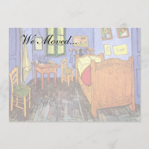Vincent Van Gogh - Slaapkamer in Arles Kunstschild Aankondiging
