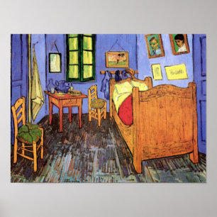 Vincent Van Gogh - Slaapkamer in Arles Kunstschild Poster